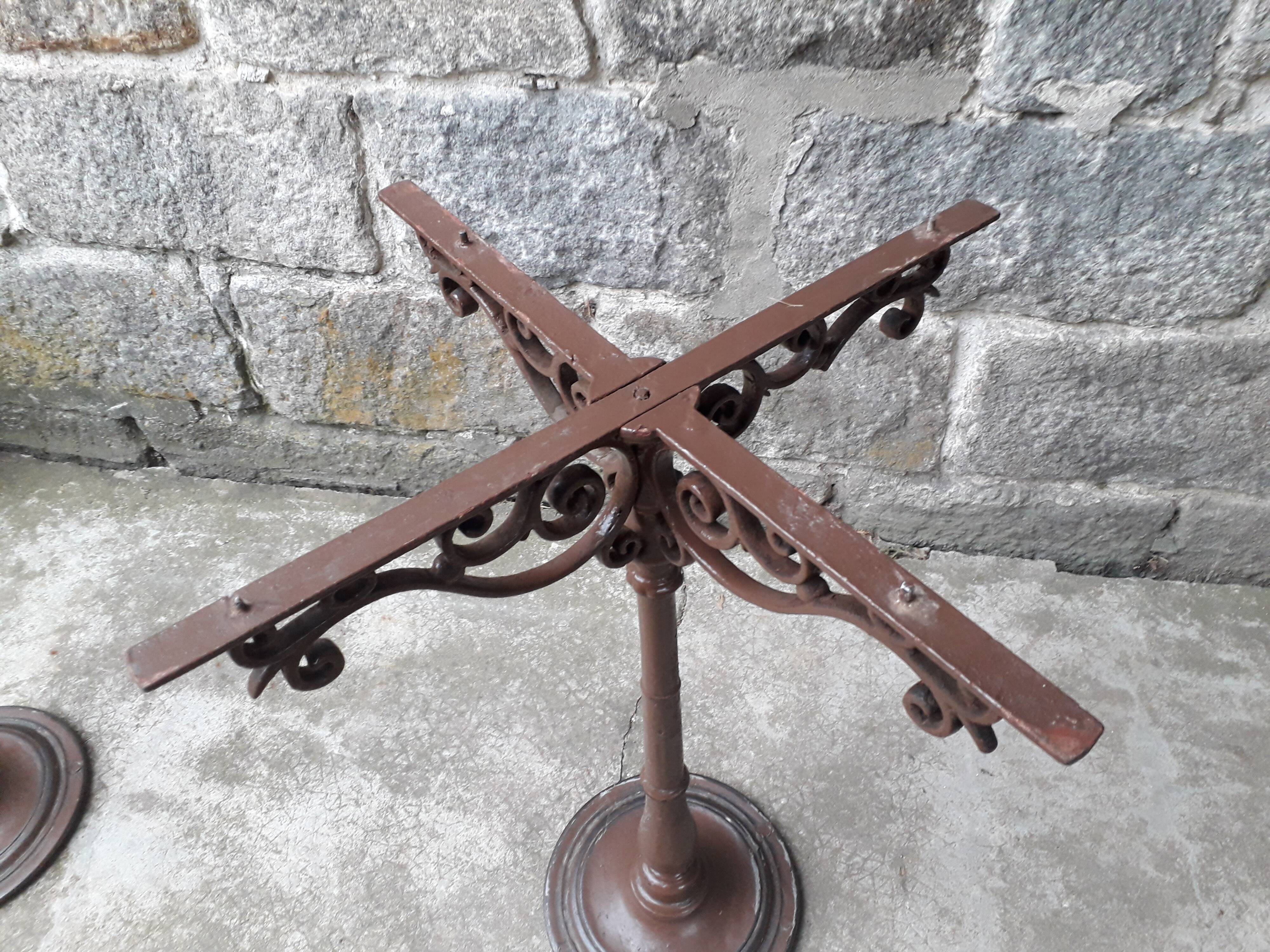 Bistro table marble top 145.5 cm