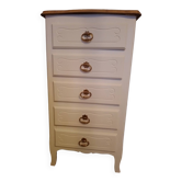 Restored wooden chiffonier