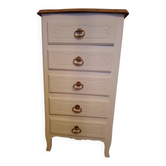 Restored wooden chiffonier