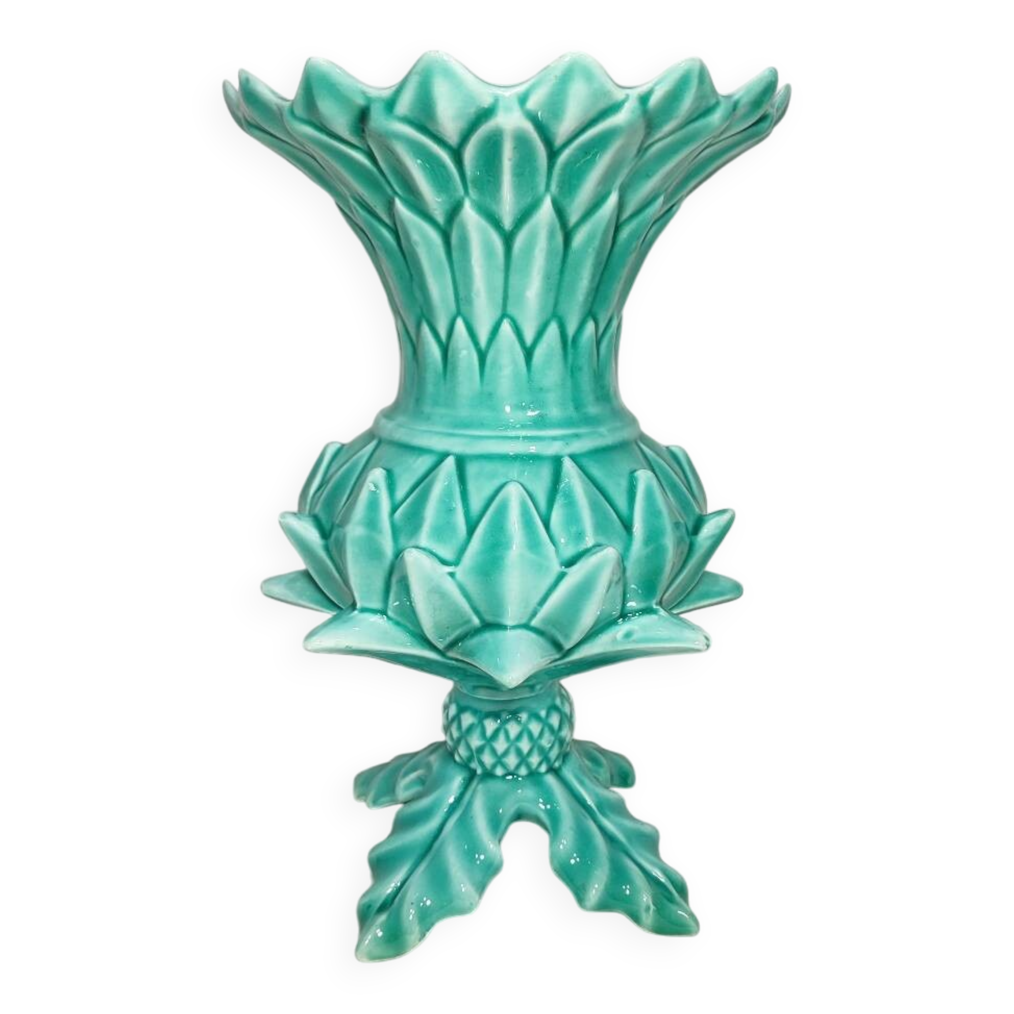 Jarrón de cerámica de Manises. España, 1970s.