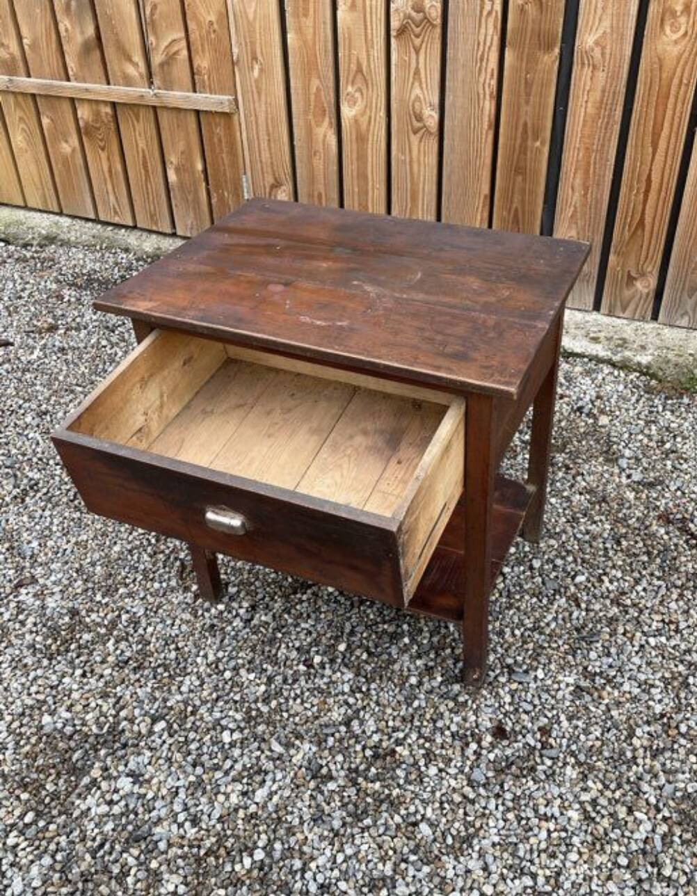 Small antique piece of furniture with its original patina.