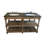 Meuble de salle de bains style flamand double vasque
