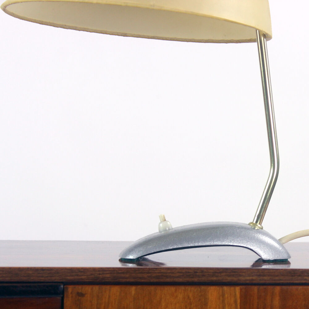 Lampe de table vintage en laiton, Tchécoslovaquie 1950