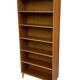 Vintage large teak bookcase Danish design from the 60s