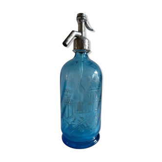 Old seltzer water siphon bottle