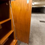 Scandinavian teak cabinet 1960 with mounting plan