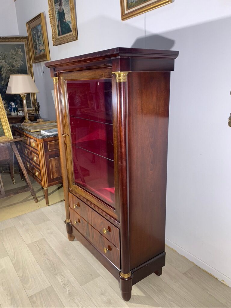 Showcase style empire mahogany