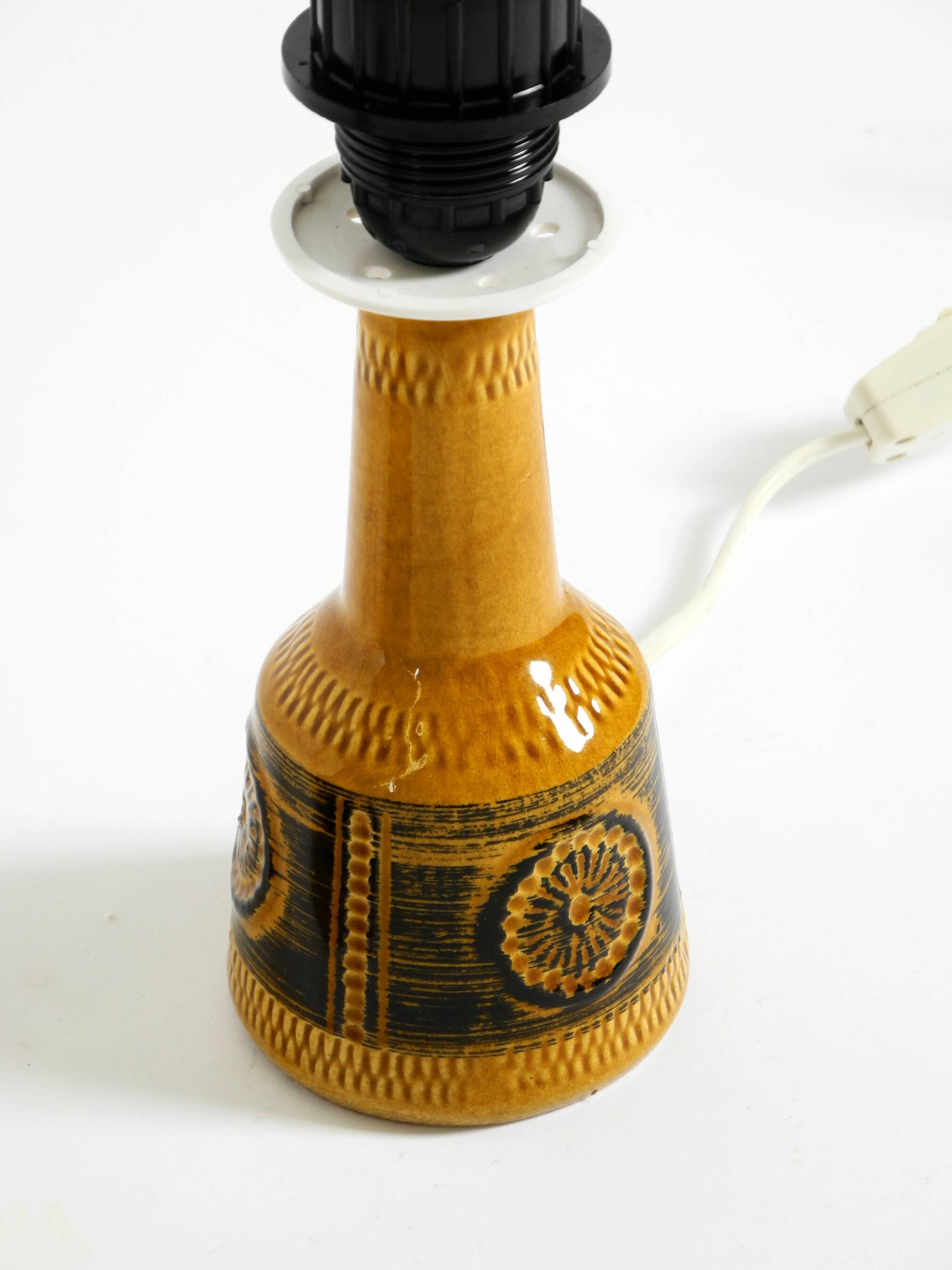A pair of beautiful small ceramic table lamps by Cloos & Co., 1960s