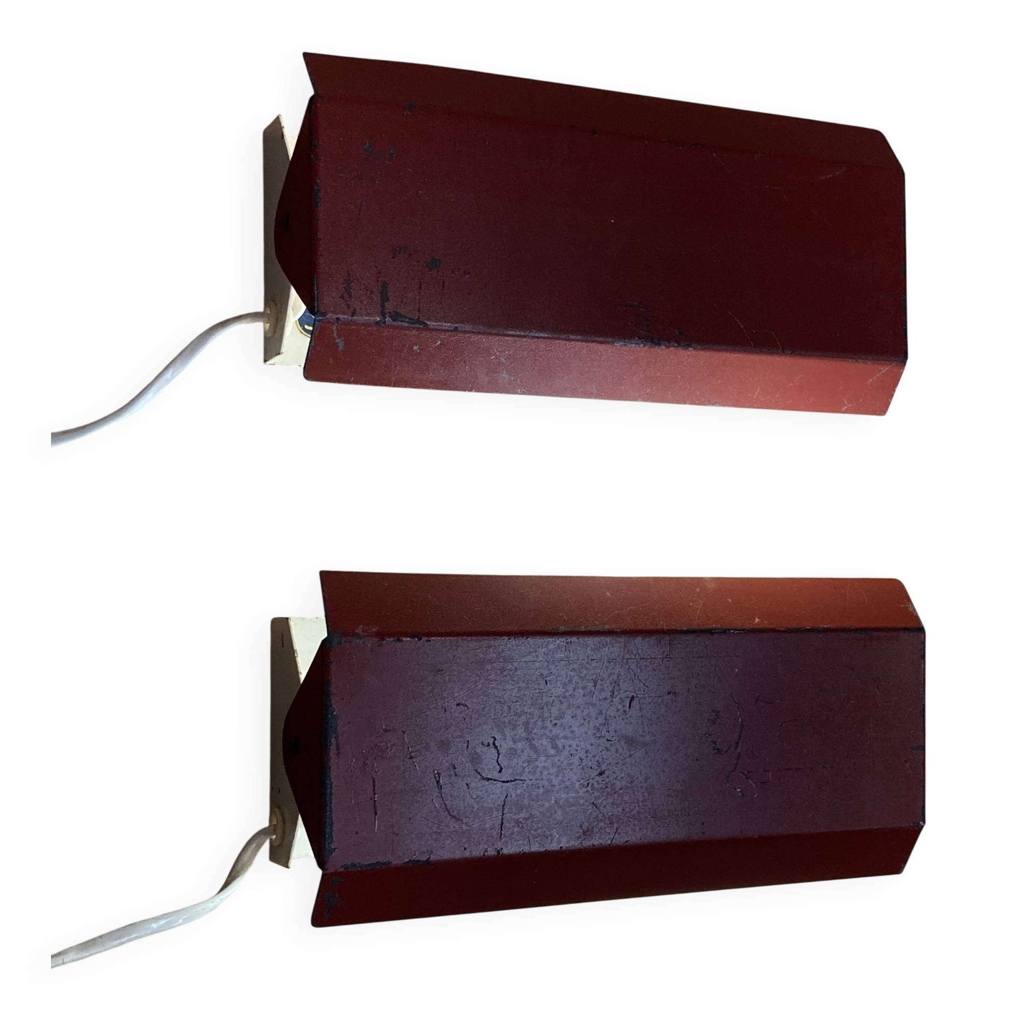 Modular wall sconces from the 1950s.
