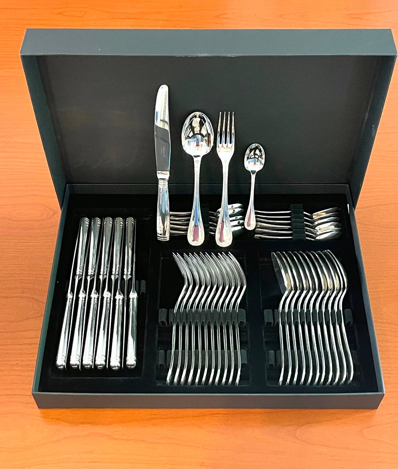 Christofle Malmaison 48-piece flatware set in very good condition
