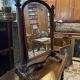 Psyche mirror in mahogany