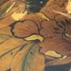 Vintage Japanese-style coffee table in painted lacquered wood