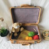 Wicker case, vintage