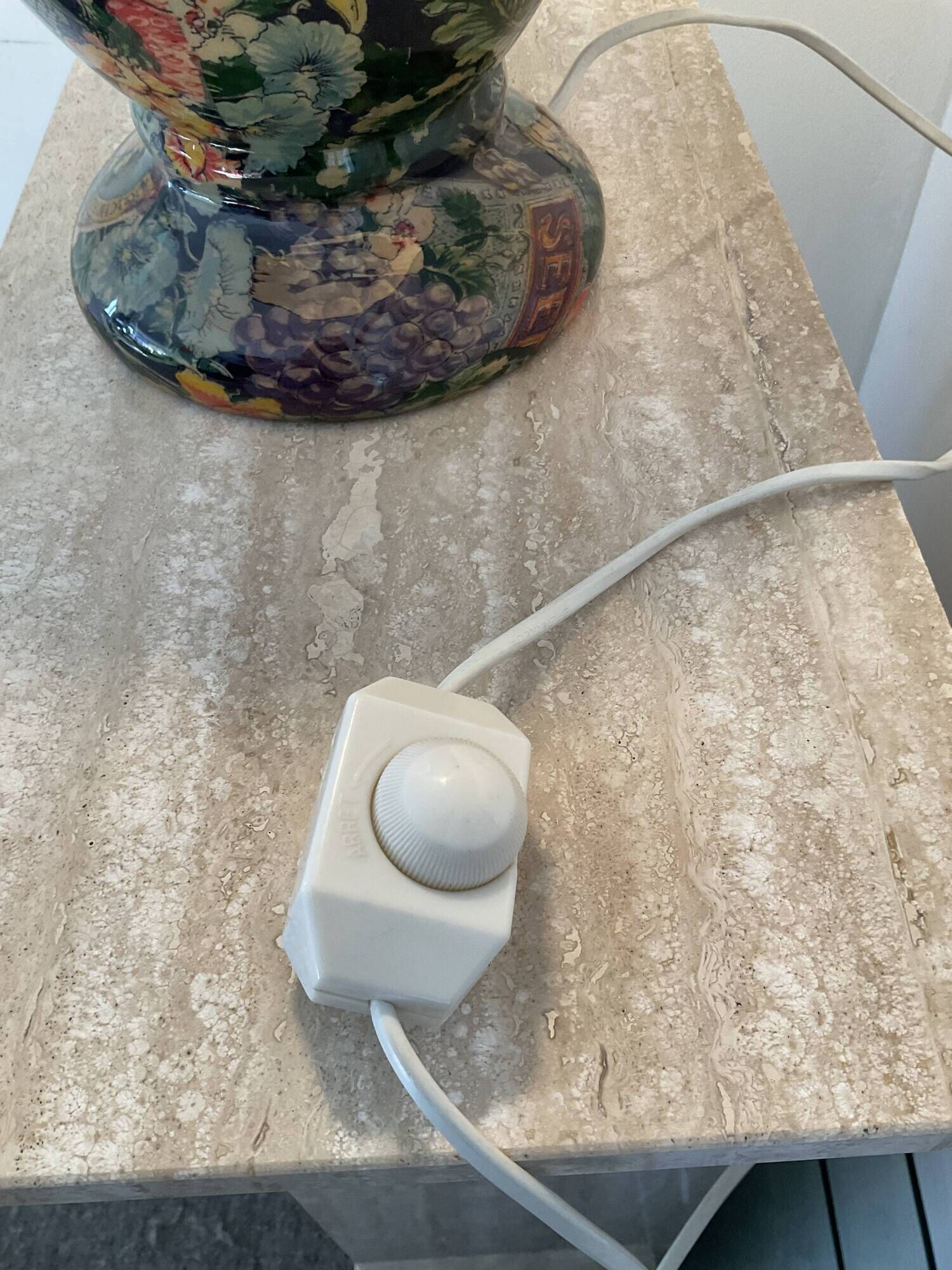 Vintage ceramic lamp from the 70s