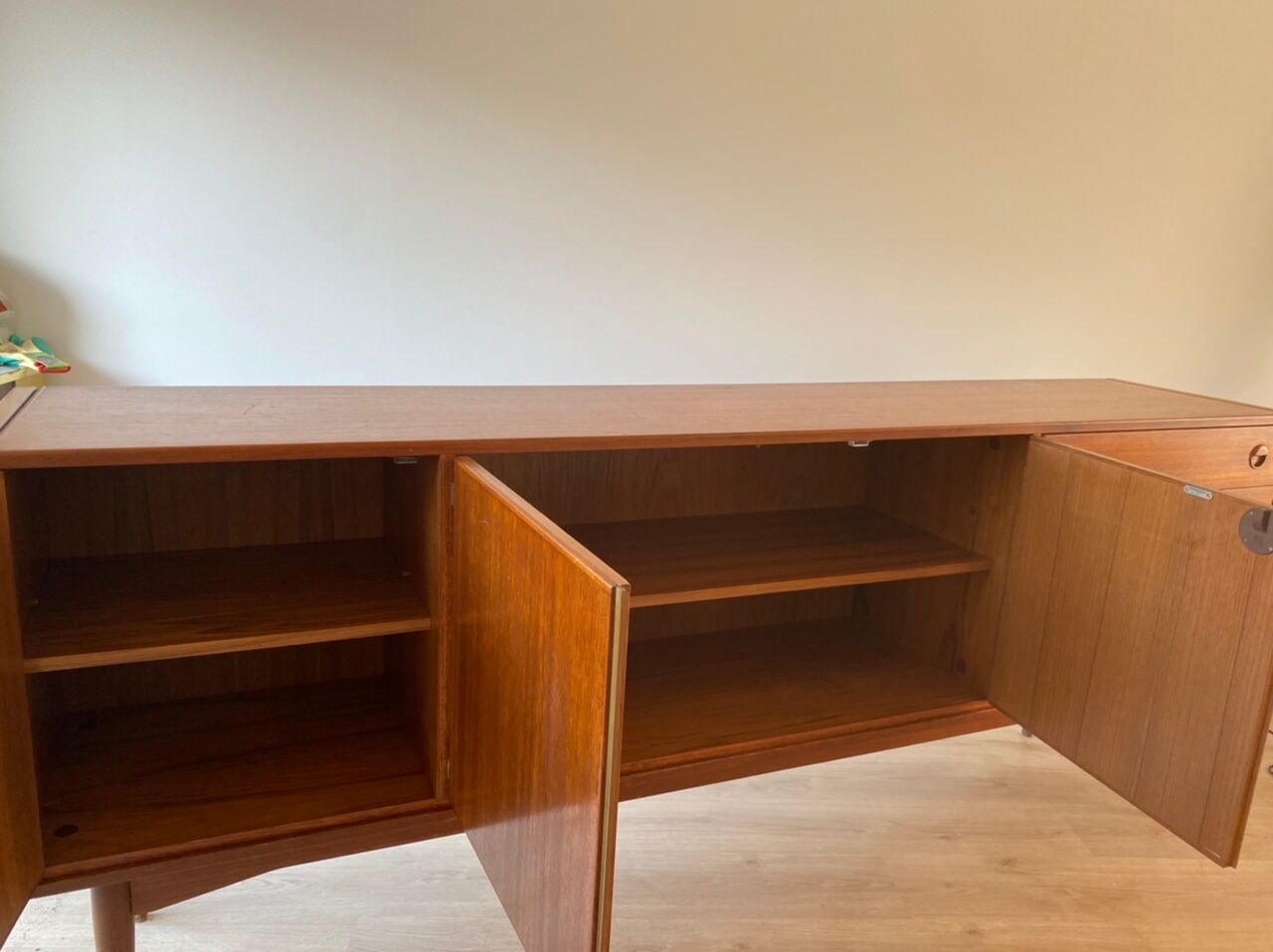 Scandinavian teak row