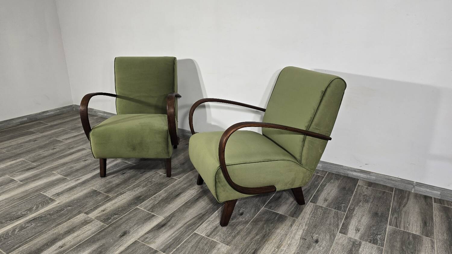 Fauteuils par Jindrich Halabala, 1940s, Set de 2