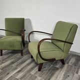 Armchairs by Jindrich Halabala, 1940s, Set of 2