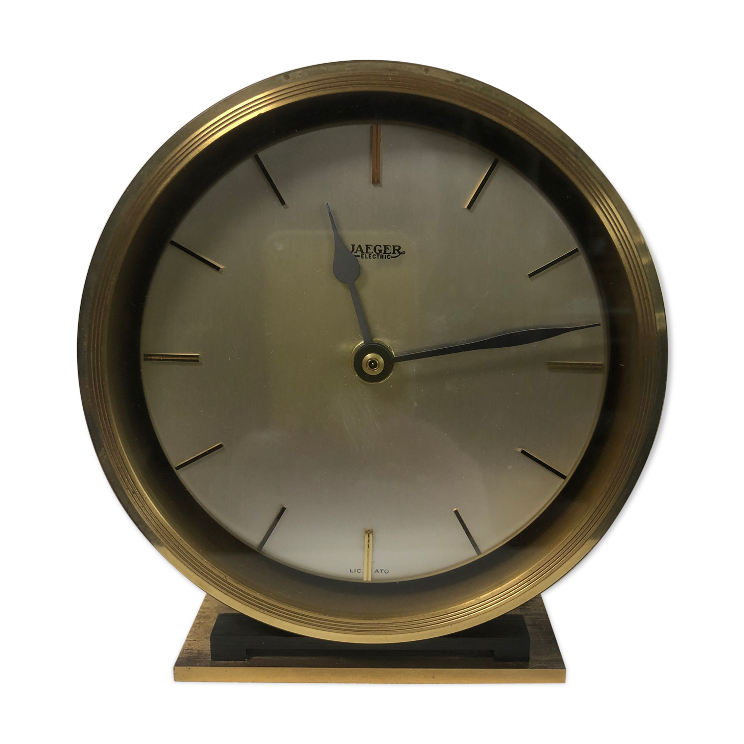 Pendulette Jaeger electric brass and bakelite