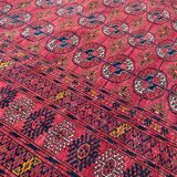 Old Turkmen bukhara handmade handmade wool rug 120x164 cm