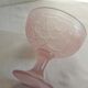 2 vintage pastel opal glass ice cream cups