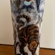 Large ceramic roller vase or umbrella stand