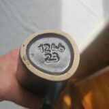 Vintage free-form organic vase - numbered ceramic 1246/23 - mid-century style