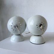 Paire de lampes « eyeball » années 80