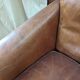 Paire de fauteuils cuir