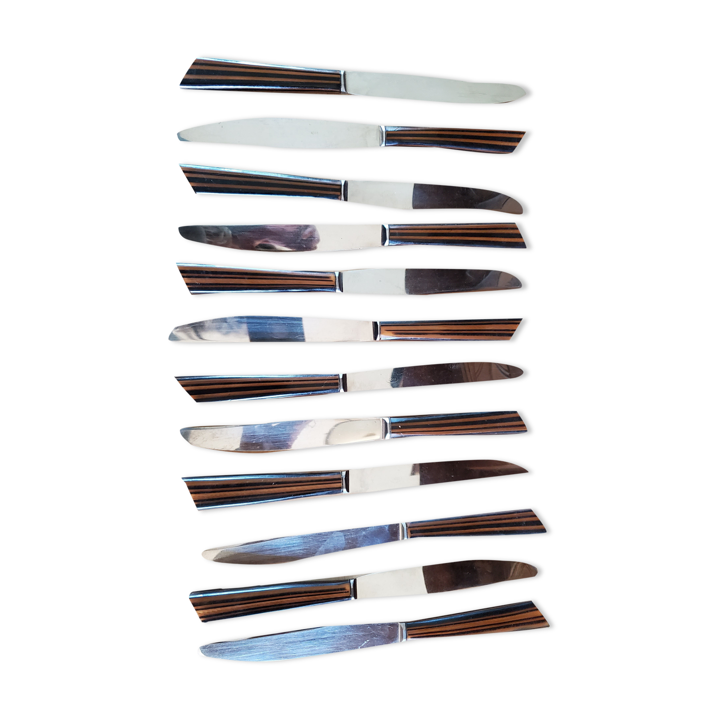 12 art deco knives
