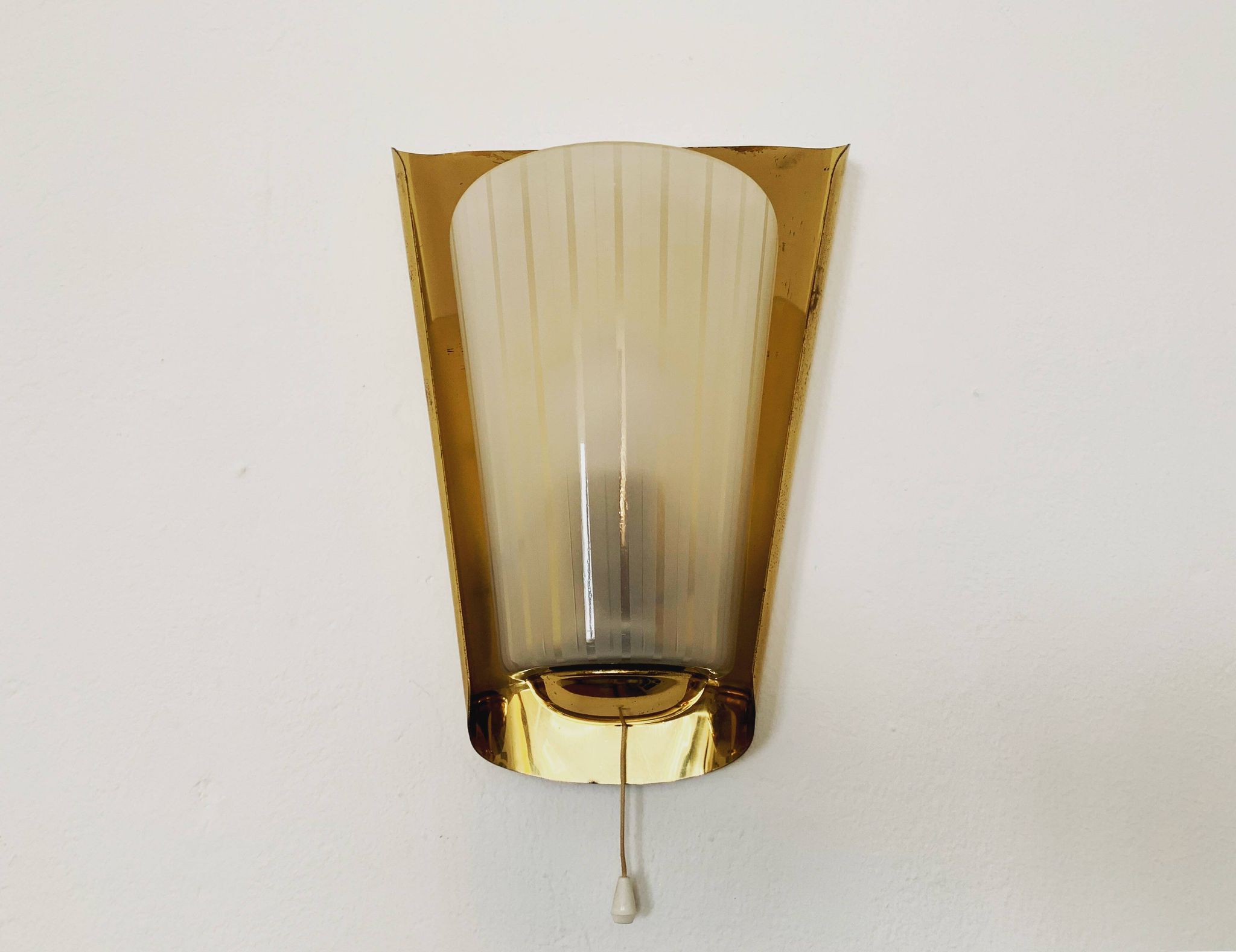 Brass Wall Lamp by Wilhelm Wagenfeld for Peill und Putzler