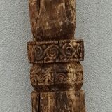 Ancient wooden ancestor statue of the Leti Islands, Indonesia