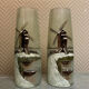 Paire de vases en pâte de verre émaillée JEM élève de Legras  vers 1920