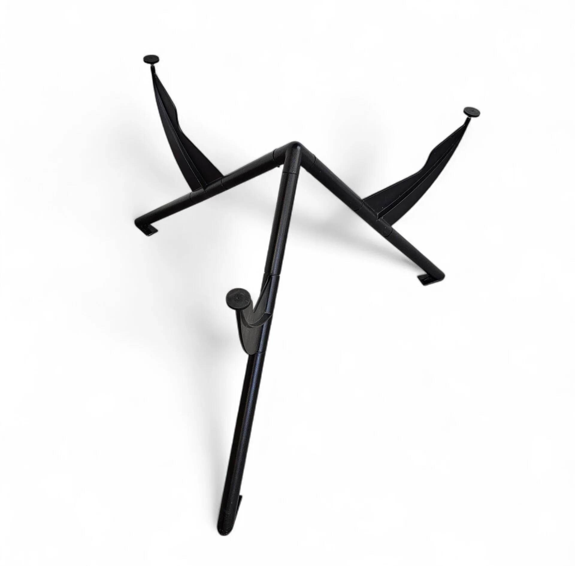 Philippe Starck / 1984 for François Mitterrand's private office / President M / black dining table frame / Baleri