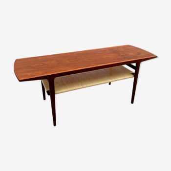 Danish coffee table in teak 1950