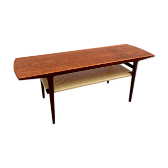 Danish coffee table in teak 1950