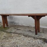 Old oak farmhouse bench