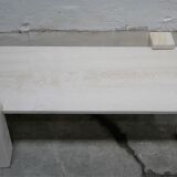Vintage travertine coffee table by Editions Ligne Roset