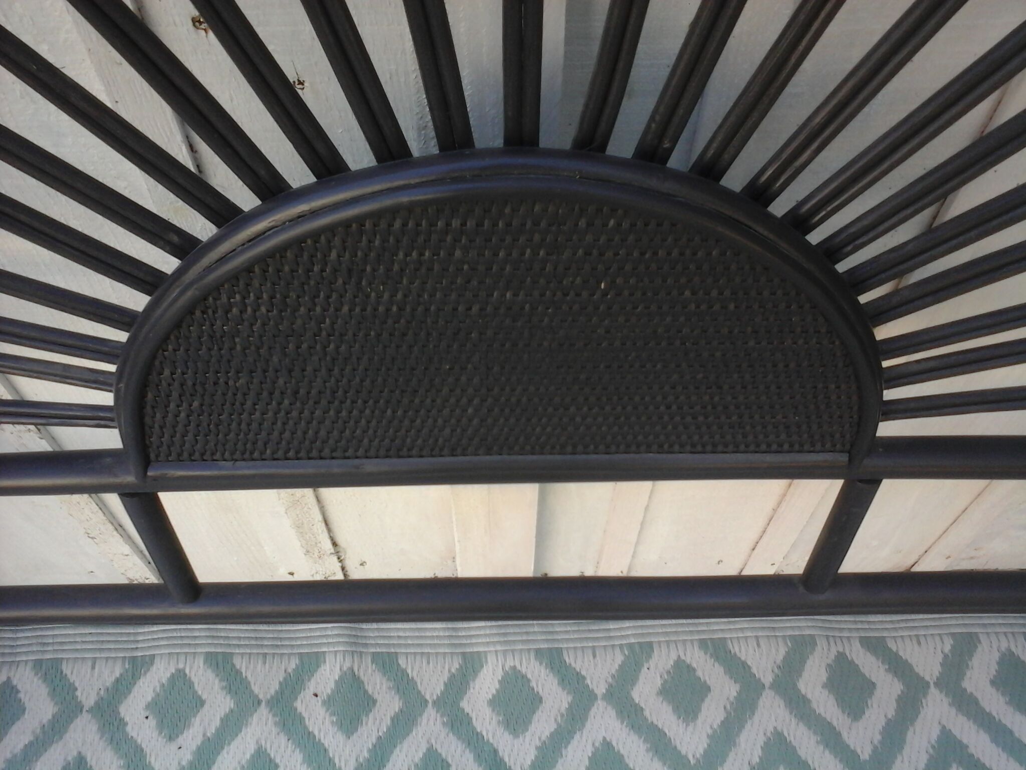 Headboard rattan for 2 people