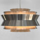 Pendant light "Trava" by Carl Thore for Granhaga Metallindustri. Sweden 1960s.