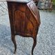 Curved donkey desk in walnut (secretary)