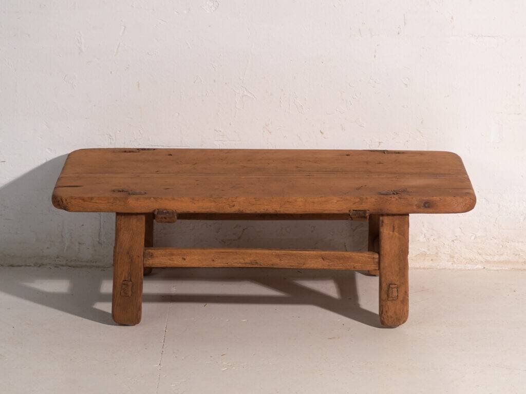 Antique pine coffee table – China, circa 1890