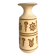 Vintage West Germany Vase in Brutalist and Folkloric Style