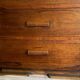 Vintage three-drawer chest of drawers from the 1950s