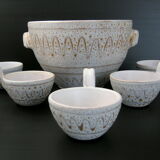 Service at sangria Jean Austruy vintage 1960