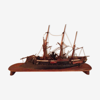 Wooden boat from the XIXth century