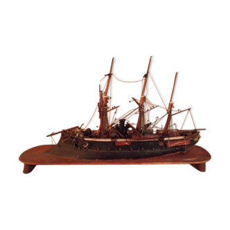 Wooden boat from the XIXth century