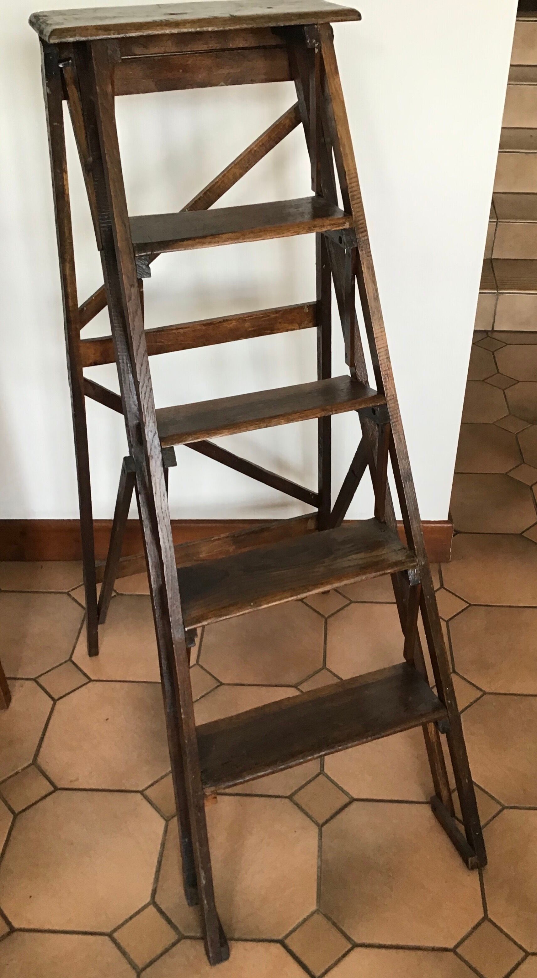 Old library stepladder