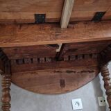 Table merisier style Louis Philippe