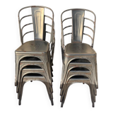 Lot of 8 Tolix chairs model A