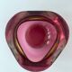 Purple and yellow Murano glass empty pocket